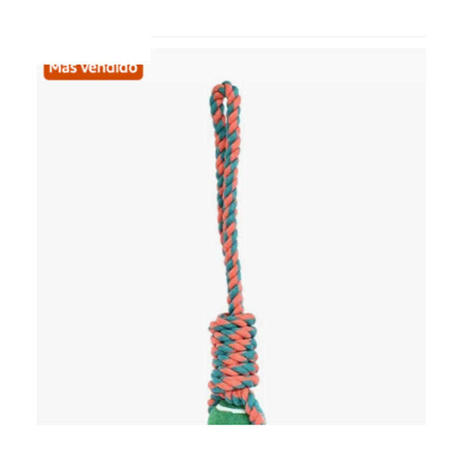 Cuerda trenzada con nudo para jalar